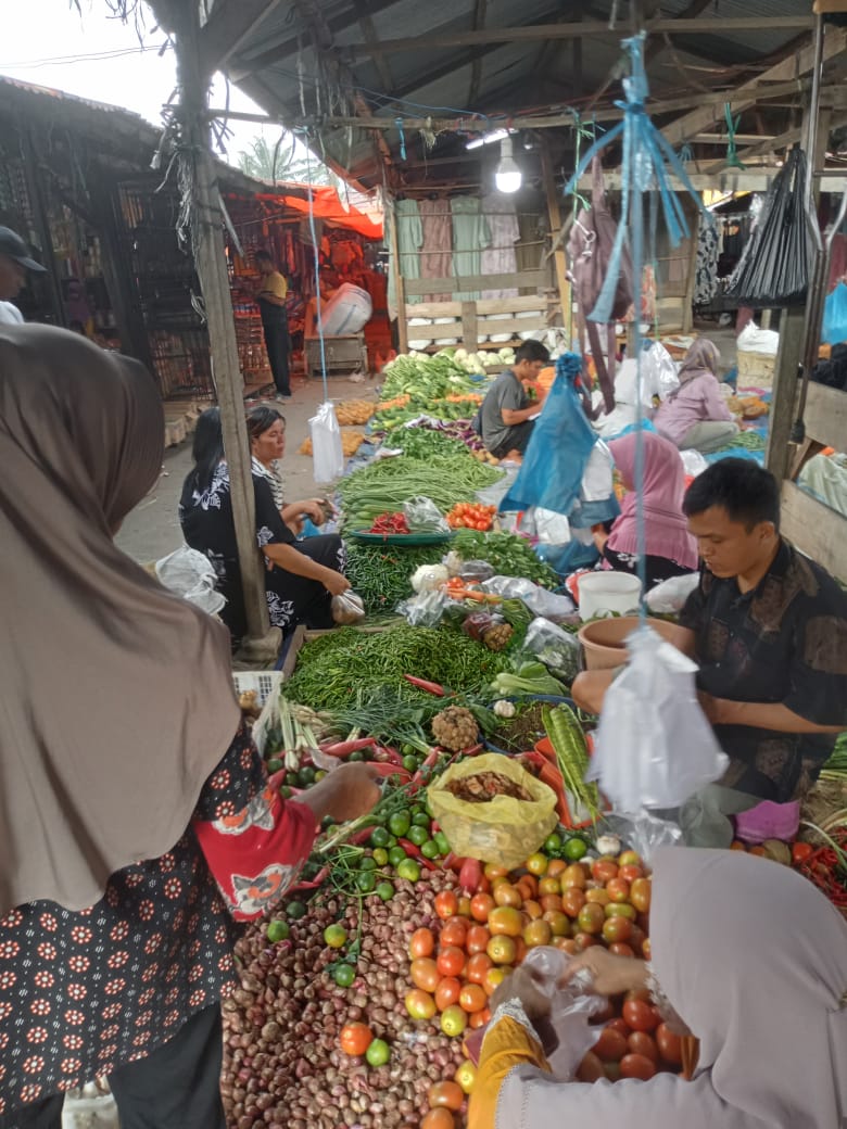 Pantauan Komoditas di Pasar Bangun Jaya Tambusai Utara